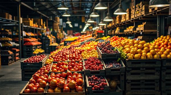 Achat en gros de fruits frais et diversifiés à Liège